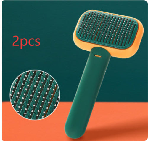 New Pet Cat Dog Hair Brush Hair Massage Comb Open-Knot Brush Grooming
